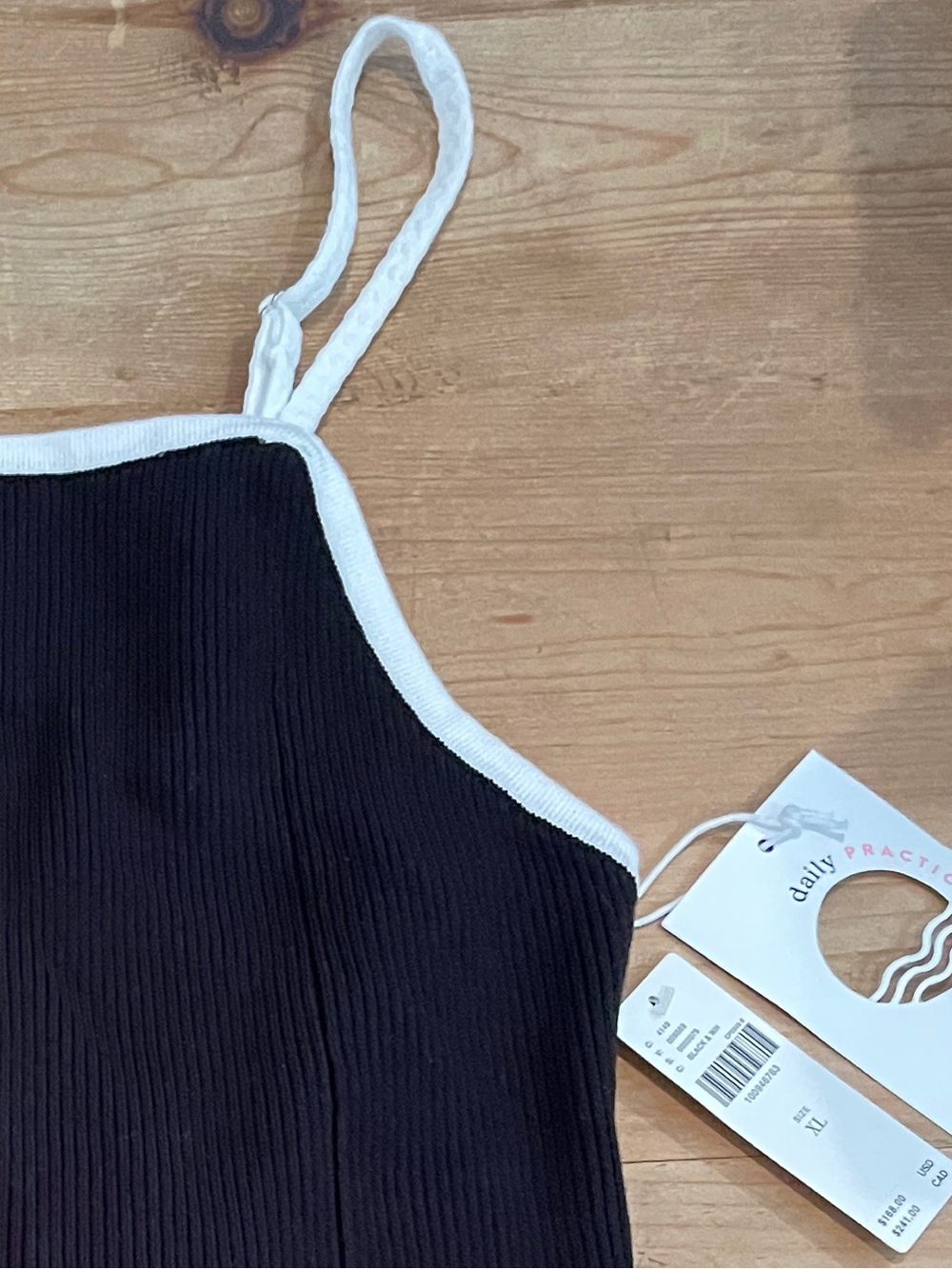 NWT Anthropologie Daily Practice Ribbed Dress tennis pickleball athletic XL